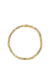 9 Carat Gold Paper Chain Bracelet, Yellow Gold