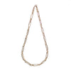 9 Carat Gold Small Oval Rambo Chain Necklace, Gold