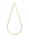 9 Carat Gold Paper Chain Necklace, Yellow Gold