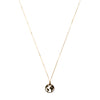 9 Carat Gold World Map Pendant Necklace, Yellow Gold