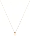 9 Carat Gold Pearl Pendant Necklace, Gold
