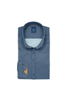 Andre Fermo Geo Print Shirt, Navy Multi