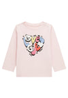 Guess Baby Girl Long Sleeve Teddy Top, Pink