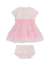 Guess Baby Girl Tulle Dress Set, Pink