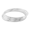 Absolute Set of 3 Bangles, Silver