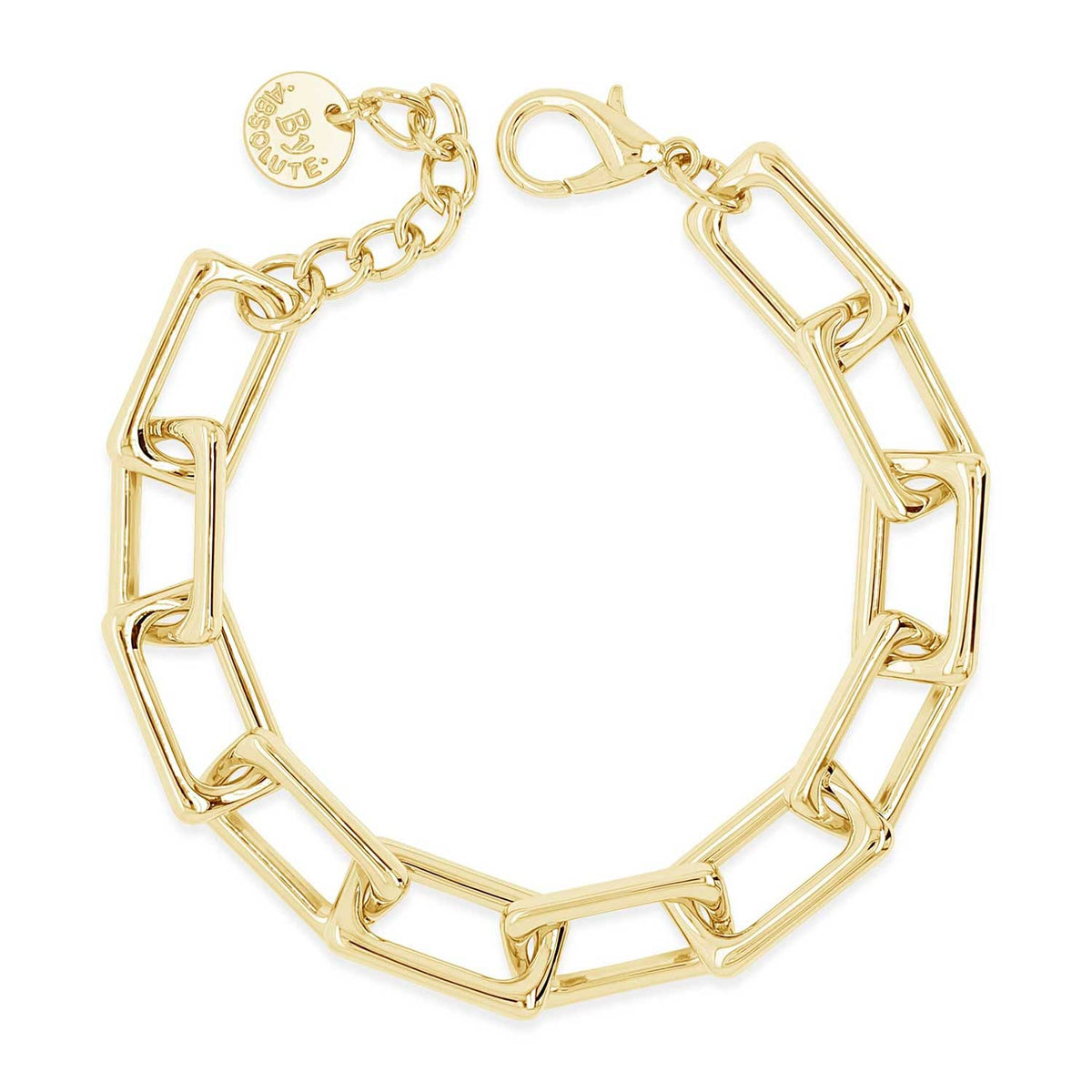 Absolute Chunky Chain Link Bracelet, Gold