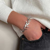 Absolute Leaf Bracelet, Silver