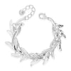 Absolute Leaf Bracelet, Silver