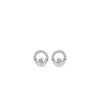 Absolute Claddagh Stud Earrings, Silver