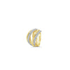 Absolute Entwined Hoops, Silver & Gold