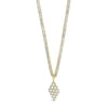 Absolute CZ Embellished Necklace, Gold