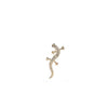 Absolute CZ Lizard Brooch, Gold