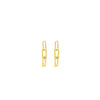 Absolute Chunky Link Earrings, Gold
