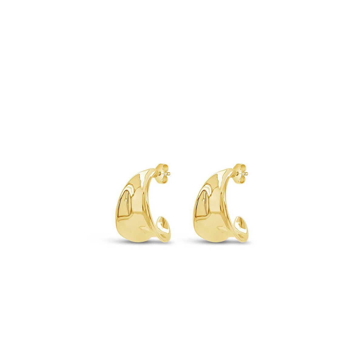Absolute Chunky Hoop Earrings, Gold