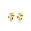 Absolute Flower Statement Earrings, Gold