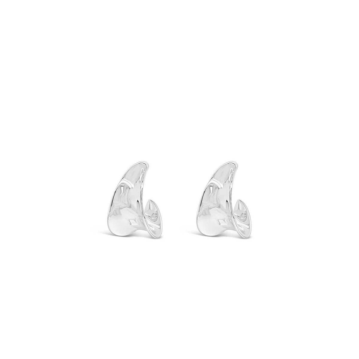 Absolute Chunky Hoop Earrings, Silver