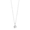 Absolute Horseshoe & Clover Pendant Neckalce, Silver