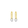 Absolute Interlocking Chunky Hoop Earrings, Gold
