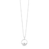 Absolute Kids Claddagh Pendant Necklace, Silver