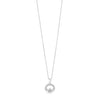 Absolute Kids CZ Claddagh Pendant Necklace, Silver