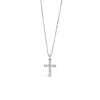 Absolute Kids CZ Cross Pendant Necklace, Silver