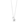 Absolute Kids CZ Star Pendant Necklace, Silver