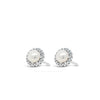 Absolute Kids Pearl Cluster Stud Earrings, Silver