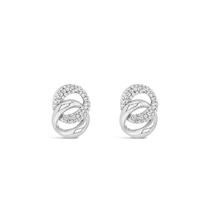 Absolute Chain Link Clip-On Earrings, Silver