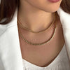Absolute Double Rope Chain Necklace, Gold