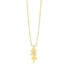 Absolute Leaf Pendant Necklace, Gold