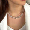 Absolute Chunky Chain Link Necklace, Silver