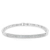 Absolute Pavé Set Link Bracelet, Silver