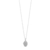 Absolute Pavé Locket Necklace, Silver
