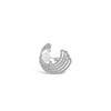 Absolute Pearl & CZ Swoop Brooch, Silver