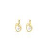 Absolute Pearl Oval Earrings, Gold