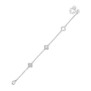 Absolute Pearl Petal Bracelet, Silver