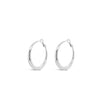 Absolute Plain Large Hoops, Silver