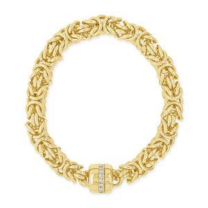 Absolute Rope Link Magnetic Bracelet, Gold