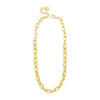 Absolute Squared Link Chain Necklace, Gold