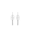 Absolute Tassel Drop Earrings, Silver