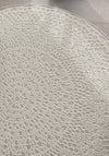 AFK Living Tapis Deco Round Crochet Rug, Natural