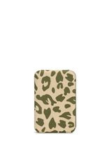 Alice Wheeler London Leopard Print Mini Folding Mirror, Green