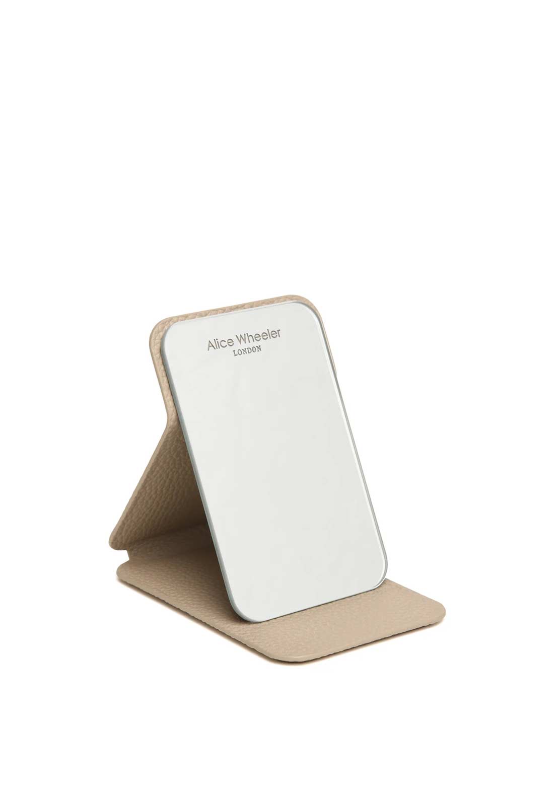 Alice Wheeler London Mini Folding Mirror, Stone