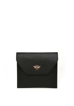 Alice Wheeler London Travel Mirror & Case, Black