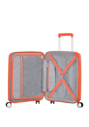 American Tourister Soundbox Expandable Spinner 5520 Suitcase, Coral