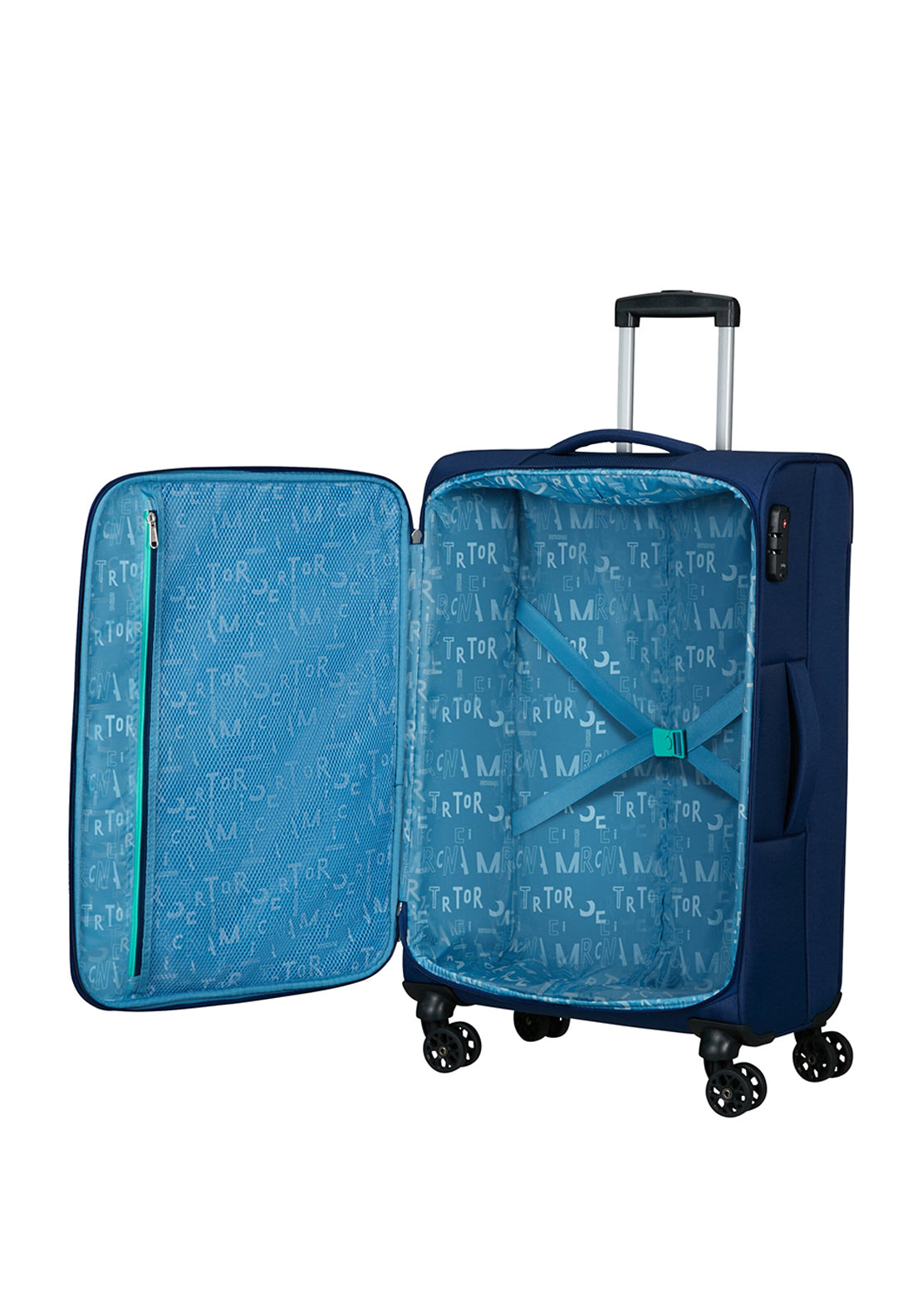American Tourister Sea Seeker Medium Suitcase, Combat Navy