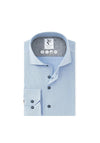 R2 Amsterdam Modern Fit Herringbone Shirt, Blue
