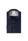 R2 Amsterdam Modern Fit Herringbone Shirt, Navy