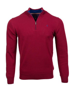 Andre Arklow Half Zip Sweater, Merlot