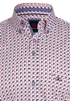 Andre Dowd Pattern Shirt, Blue Multi